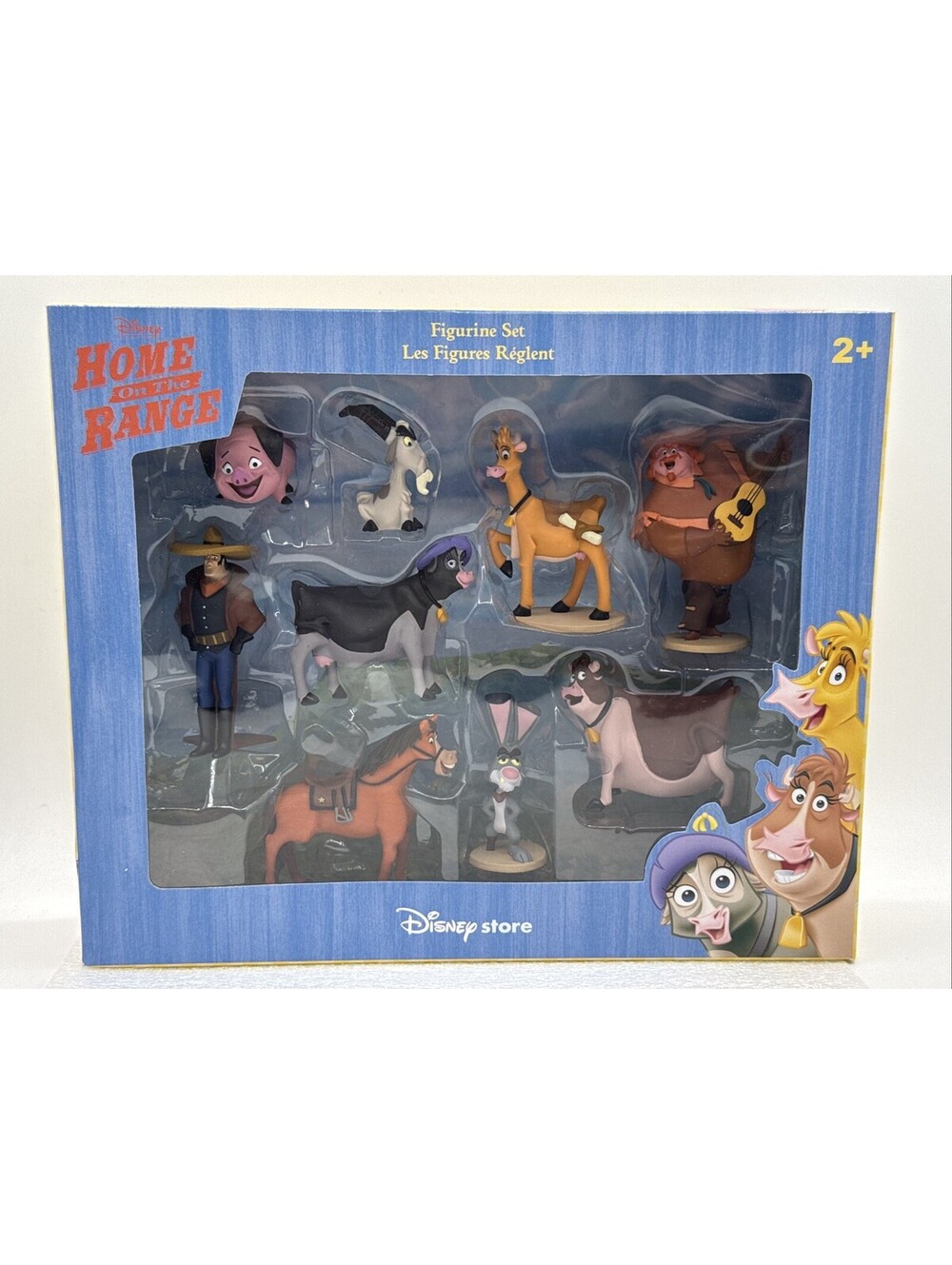Rare Disney Store Exclusive Home on the Range Figurine Set of 9 Vintage 2004 New